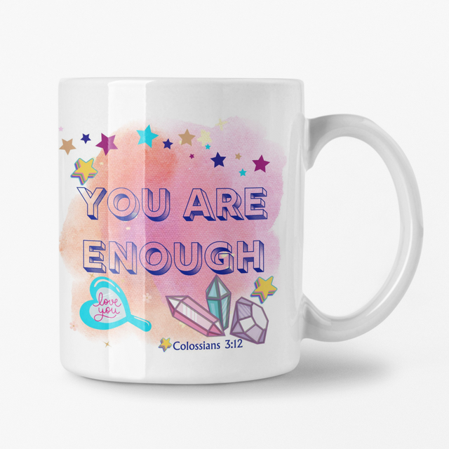 You are Enough kid mug brings self awareness and  love