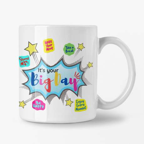 Your Big Day mug to promote mental health