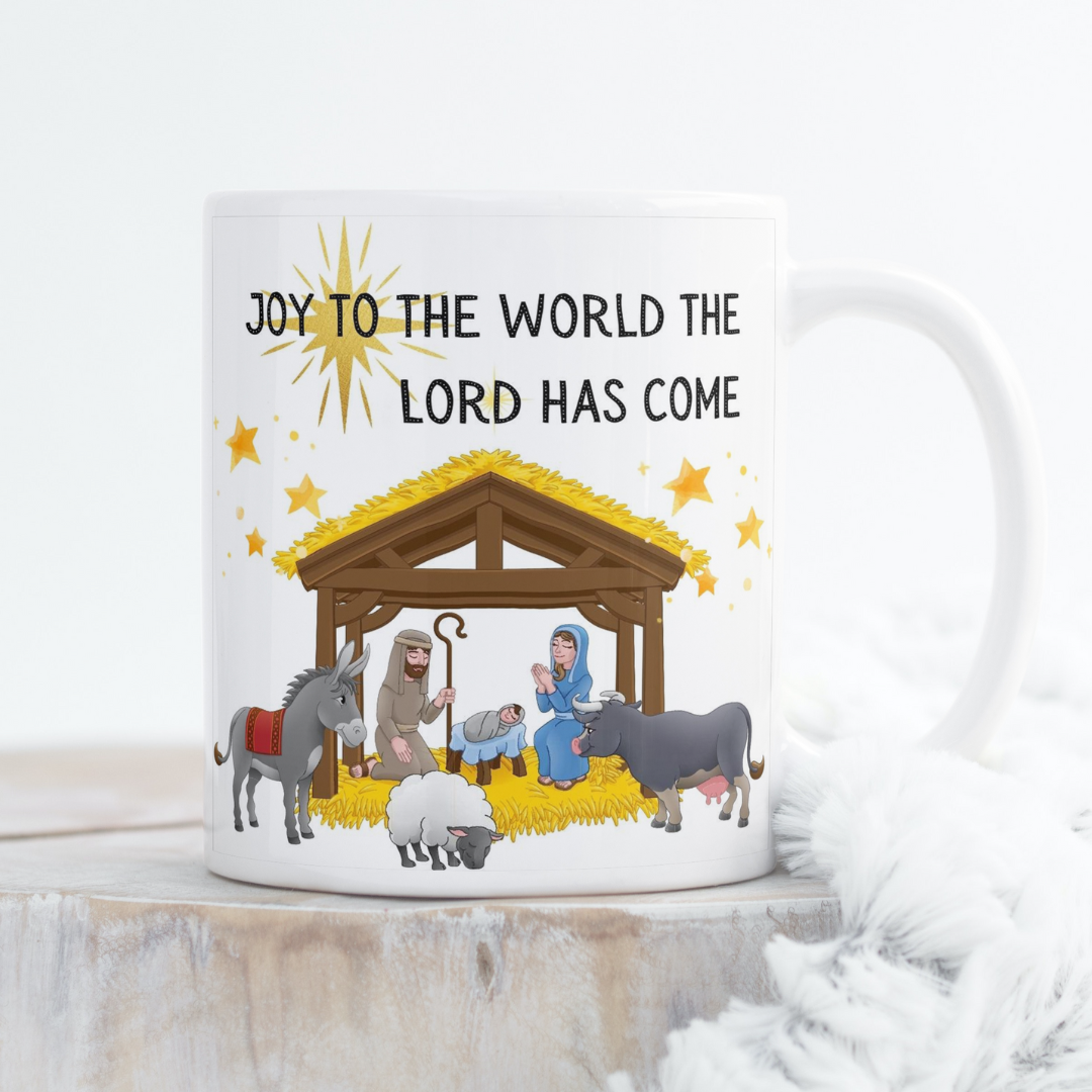 Joy To The World Christmas Mug